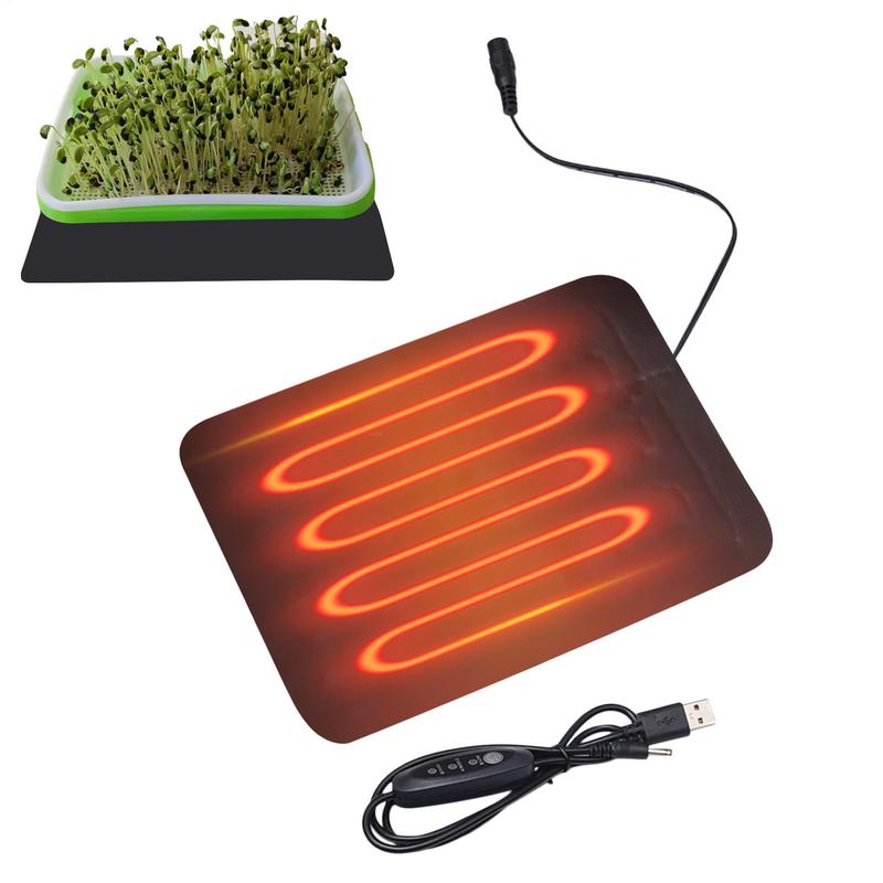 Seedling Heat Mat - Sämling-Wärmematte, Zimmerpflanzen, Keimung, wasserdichtes Heizkissen, Vermehrung,