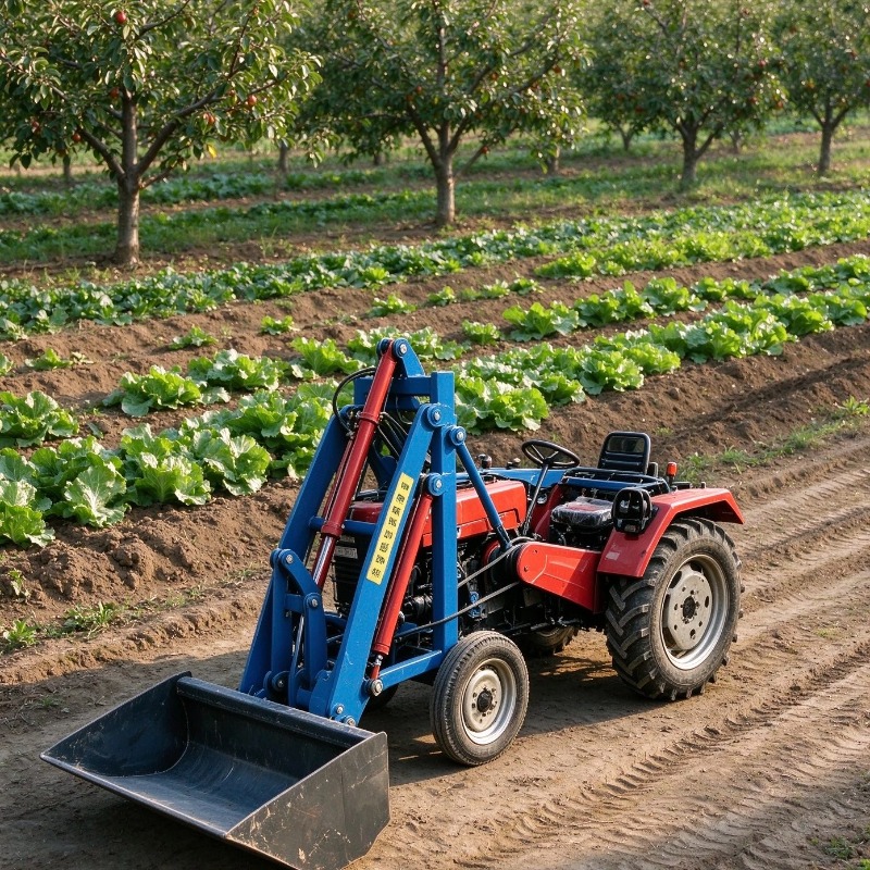 Farming Jobs - Kompakter hydraulischer Frontlader für Traktoren, verstärktes