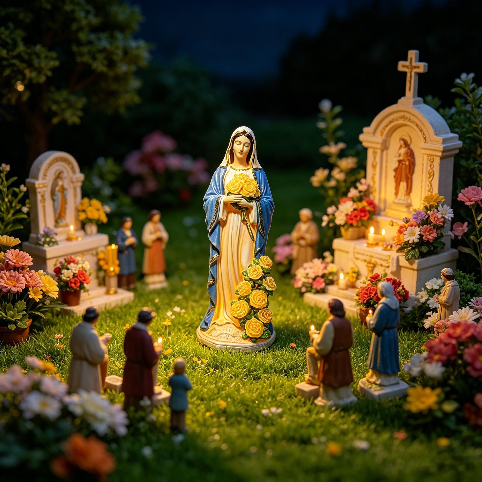 Solar-Statue der Jungfrau Mari – Farming And Agriculture Bewertung und Preis